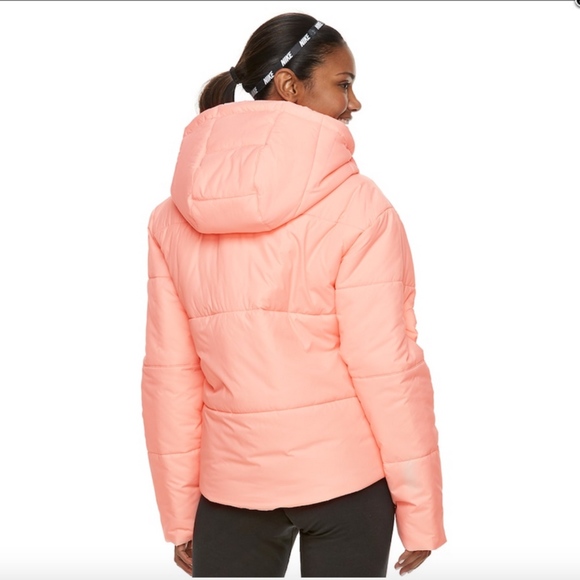 pink nike puffer